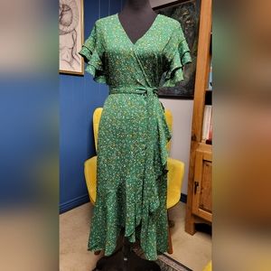 Max Studio Print Dress Size S NWT